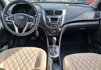 Подержанный автомобиль Hyundai Solaris Sedan 2014 года (10 фото)